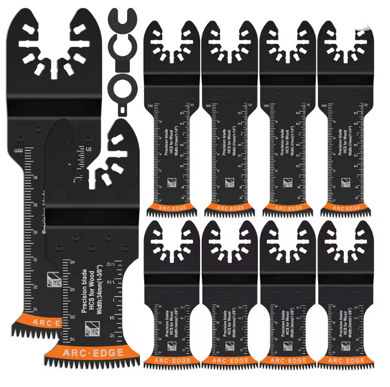Japanese Oscillating Saw Blades High Carbon Steel Bi Metal Multitool Cutter Set