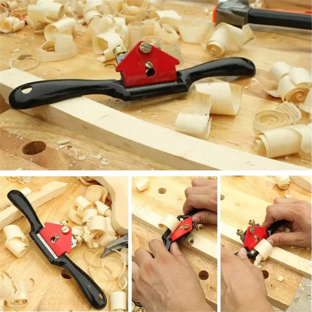 Adjustable Spokeshave Woodworking Plane Trimming Tools for Carpentry with Hand Cutting Edge Chisel