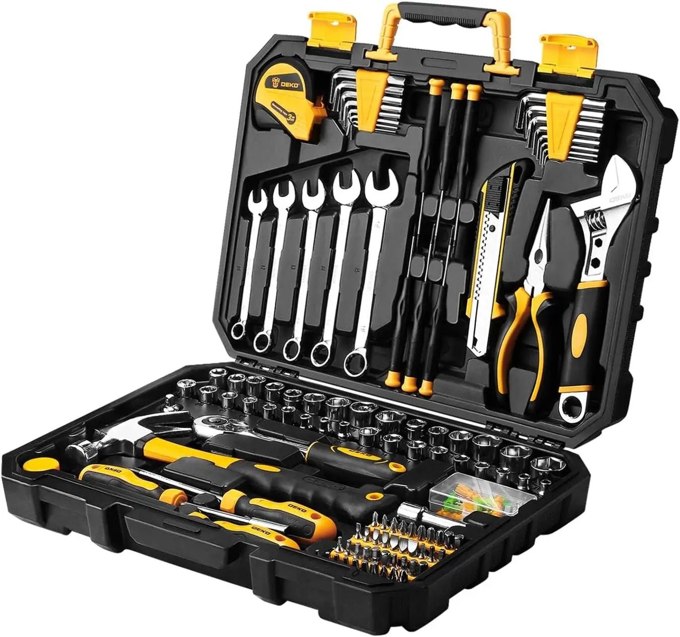 158-Piece General Household Tool Kit – Professional Auto & Home Repair Set