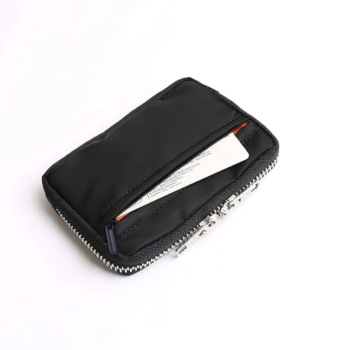 Slim-Style Waterproof Nylon Small Wallet and Keychain