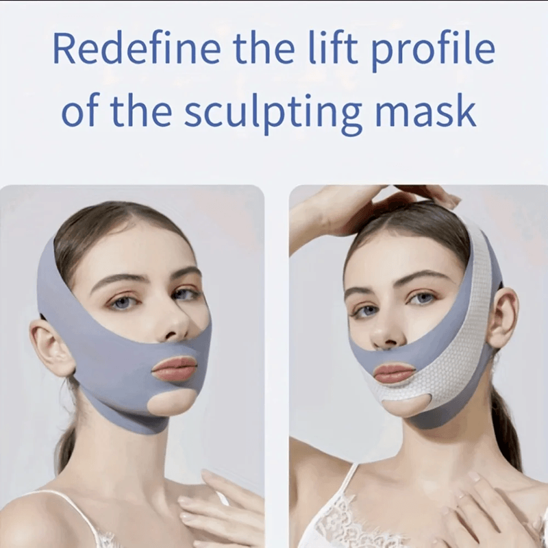 V Line Face Slimming Bandage – Double Chin Reducer and Facial Contouring Strap