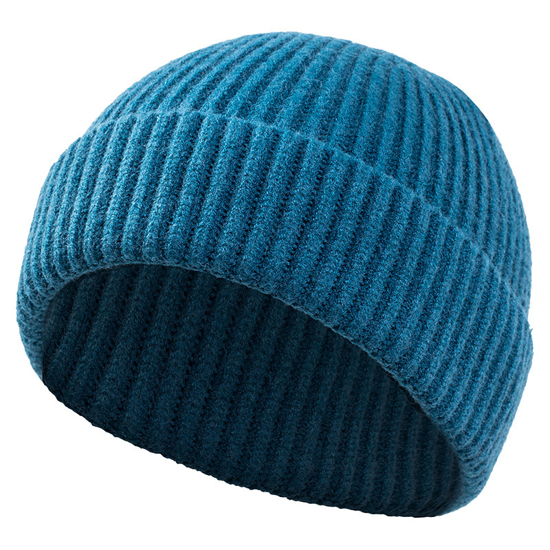 High Quality Thick Warm Male Winter Beanies Adult Casual Short Thread Hip Hop Hat Man Wool Skull Cap Unisex Woman Knitted Cap