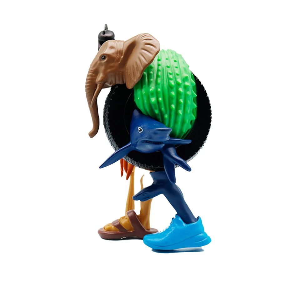 Italian Brainrot Figure Collectible – Tung Tung Tung Sahur & Tralalero Tralala Desktop Ornament Toy