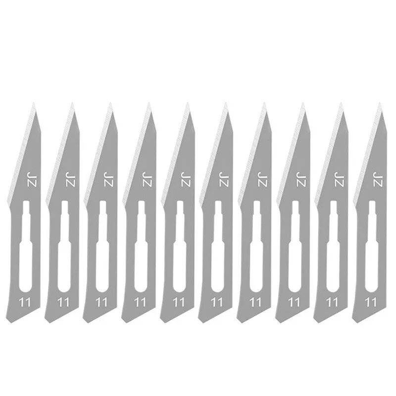 Carbon Steel Carving Scalpel Blades & Handle Kit - DIY Cutting & Repair Tool with Non-Slip Handle