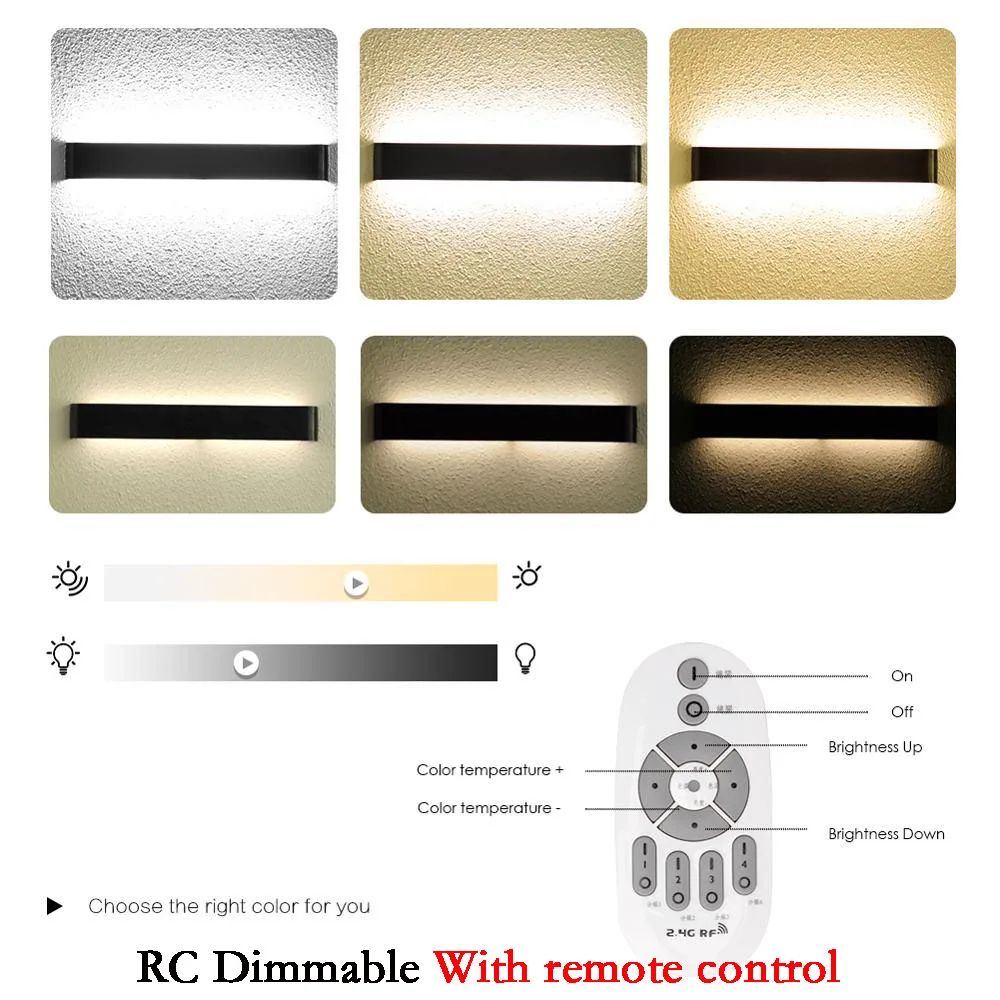 Modern Dimmable LED Wall Lamp