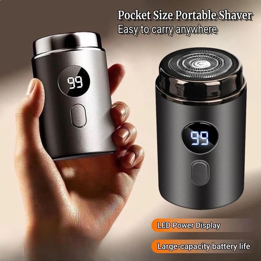 Rechargeable Mini Electric Shaver for Men & Women