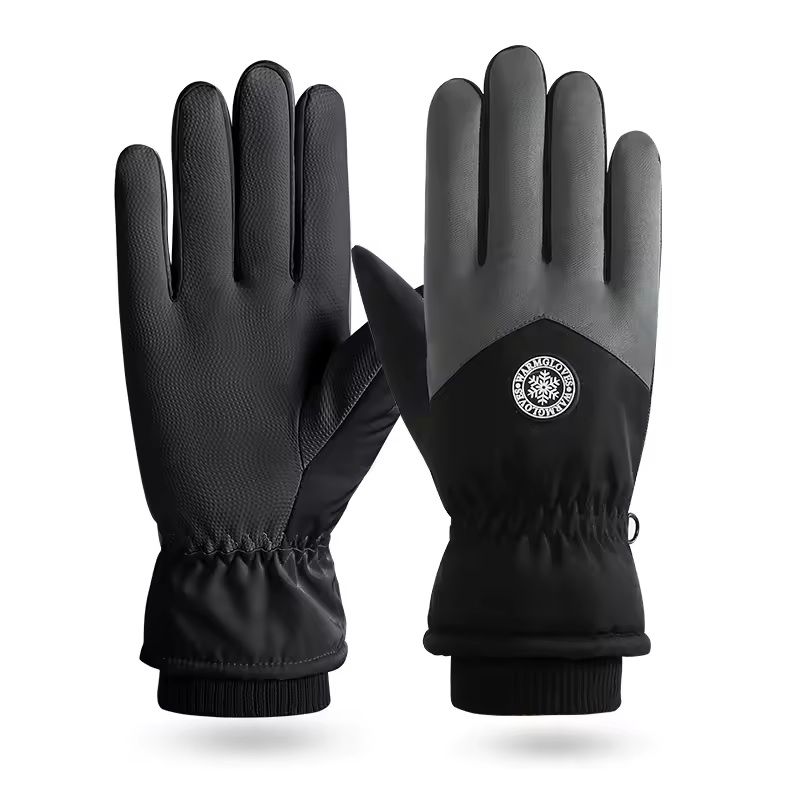 Waterproof Thermal Ski Gloves with Touch Screen Design