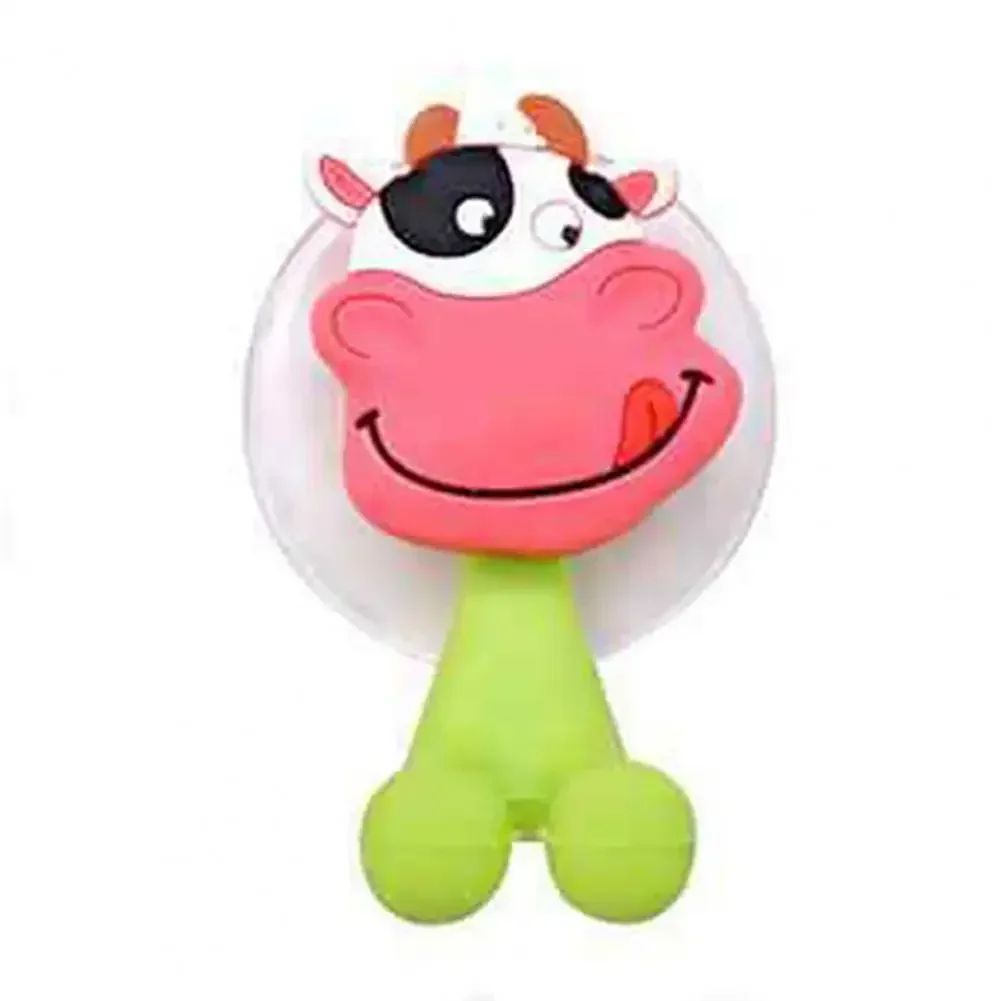 Rabbit Kids Toothbrush Holder Wall Mounted Suction Cup Toothbrush Holder