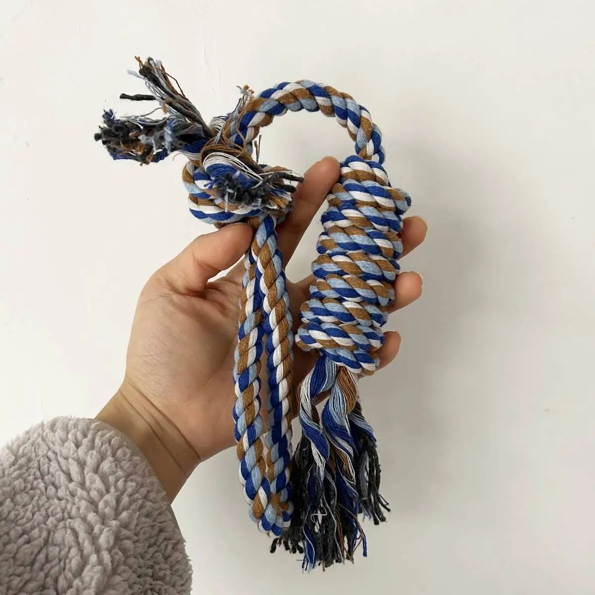 Braided Cotton Rope Dog Chew Toy