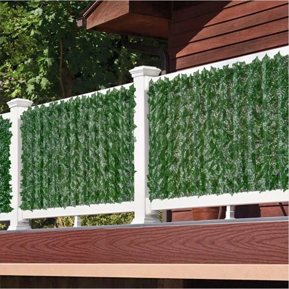 Artificial Ivy Hedge Privacy Fence Panels for Home and Garden