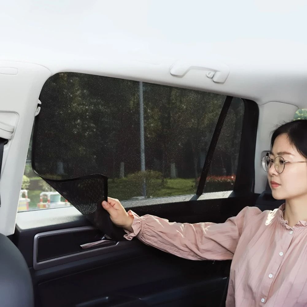 Magnetic Car Window Sun Shade UV Protection Auto Side Window Sunshade Cover