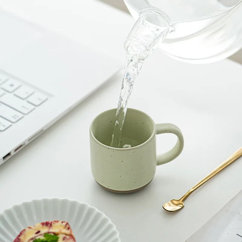 Custom Modern Speckled Ceramic Coffee Mug
