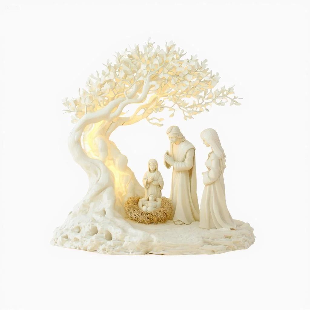 Jesus and the Tree of Life Acrylic Desktop Decoration Statue