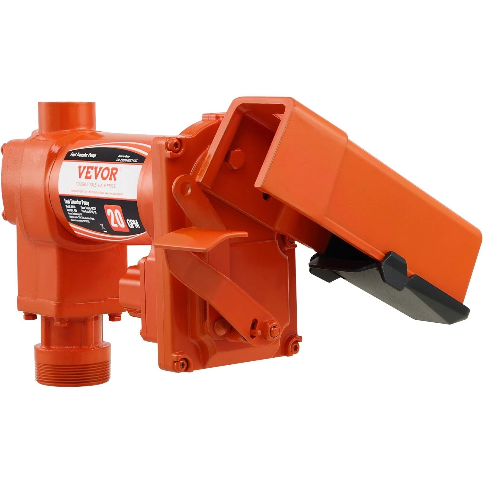 Fuel Transfer Pump with Hose & Nozzle Gasoline and Diesel Pump for Efficient Fuel Transfer