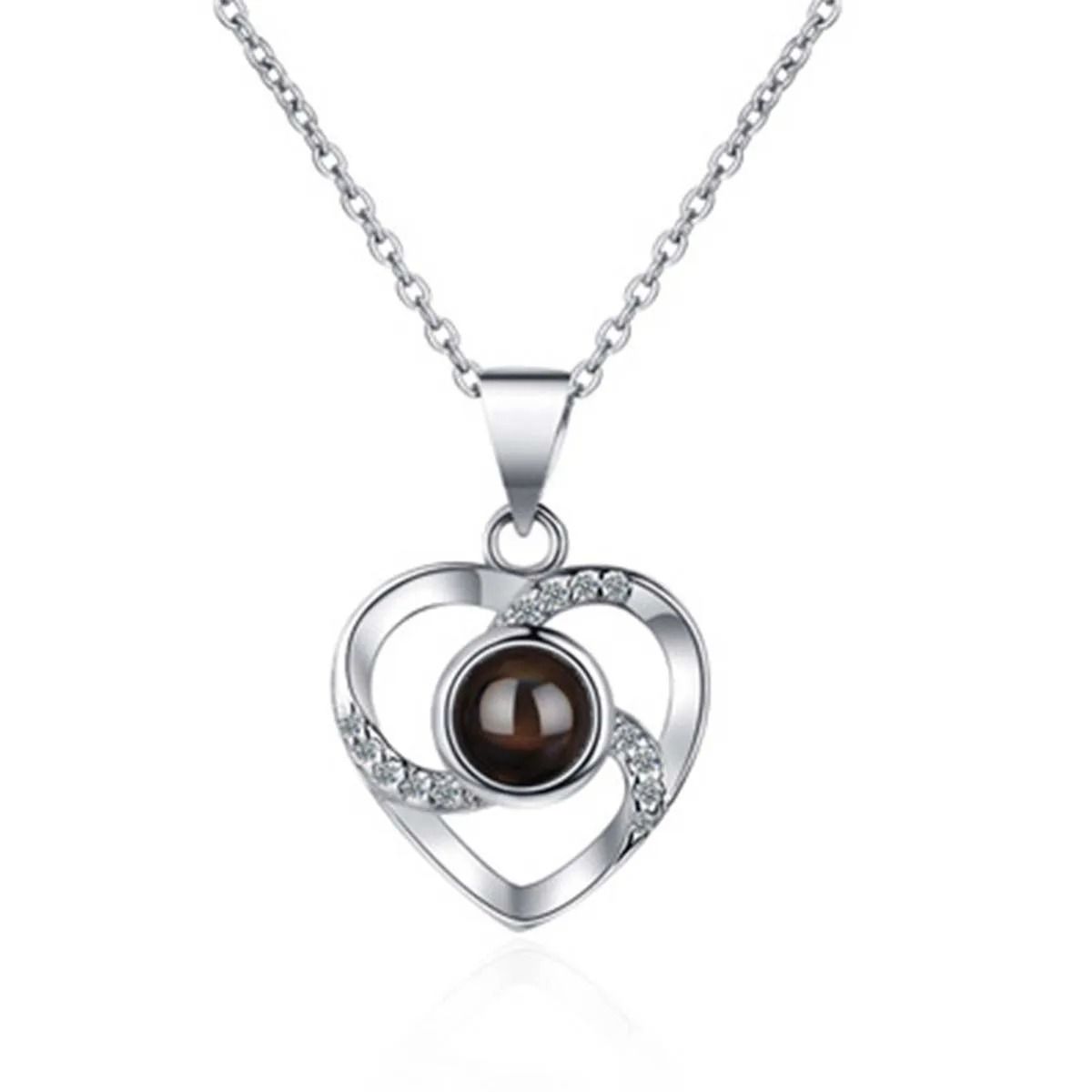 Elegant Flower Pendant Jewelry Set
