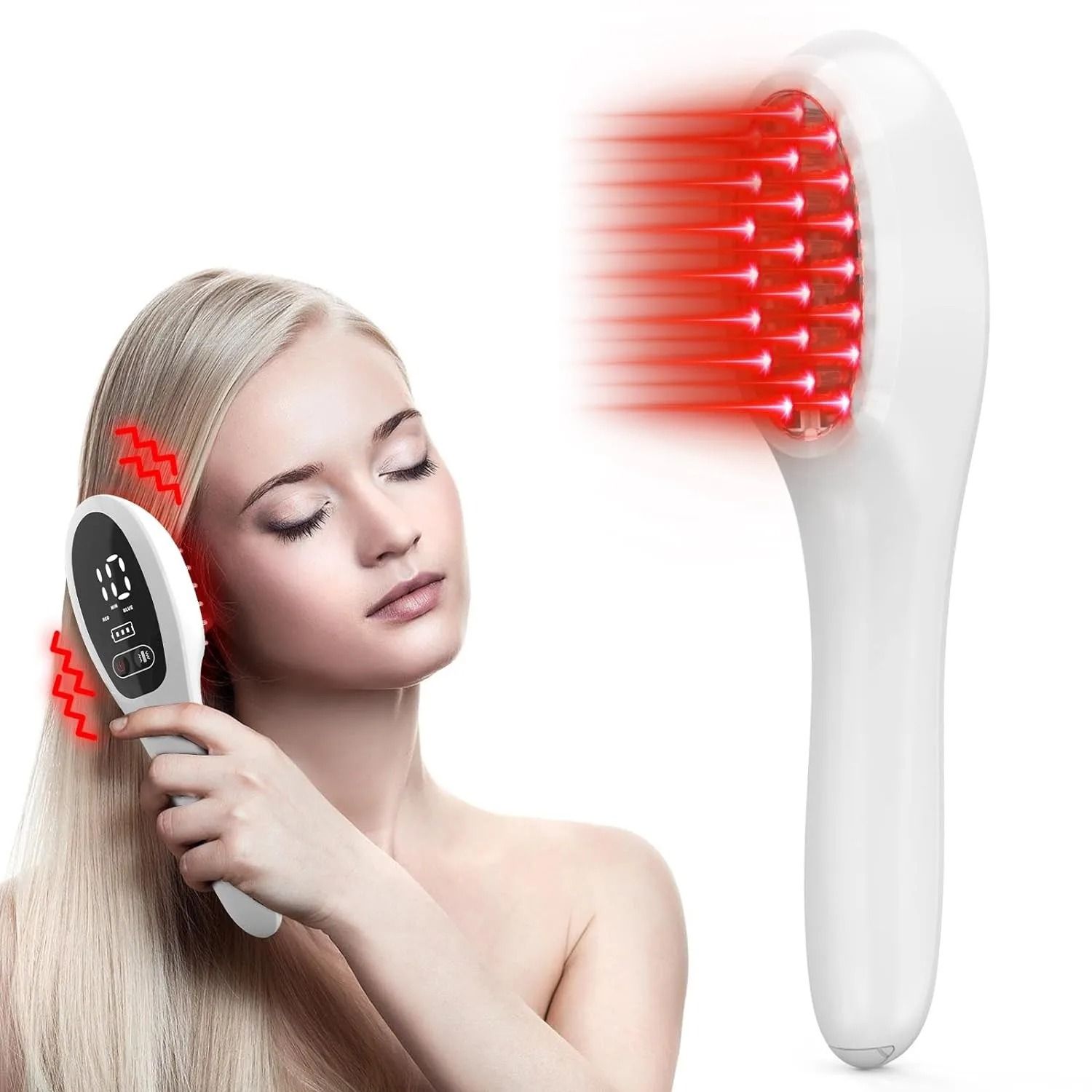 Electric Laser Therapy Comb for Hair Growth and Scalp Massage