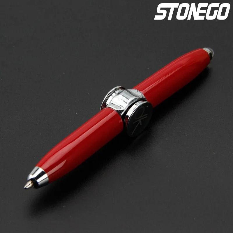 LED Decompression Gyroscope Spinner Pen
