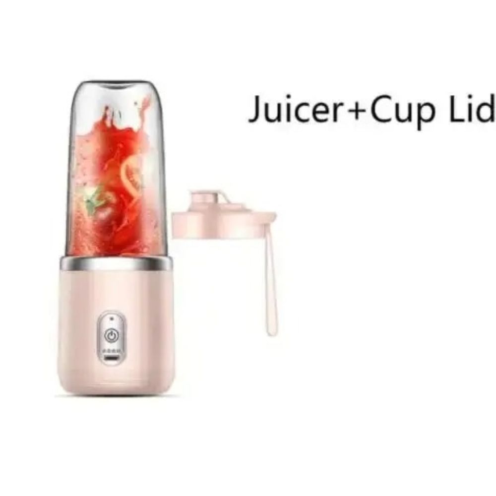Portable Blender Bottle USB Rechargeable Mini Juice and Smoothie Blender 6 Blades