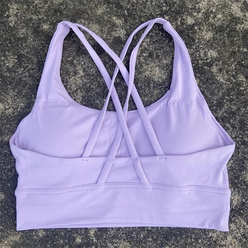 PowerCross High Strength Fitness Bra Cross Back Padded Top