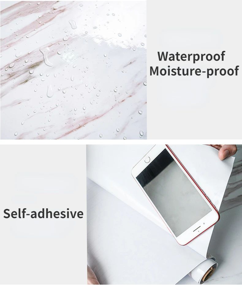 80cm Kitchen Backsplash Sticker Roll - Oil-Proof Wallpaper with Heat-Resistant, Waterproof Self-Adhesive Shield