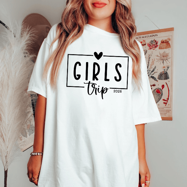 Girls Trip Shirt 2026 Matching Vacation Tee Best Friends Travel Shirt
