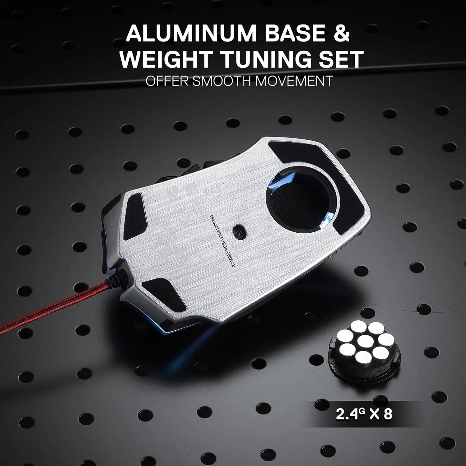 23-Button High-Precision MMO Gaming Mouse