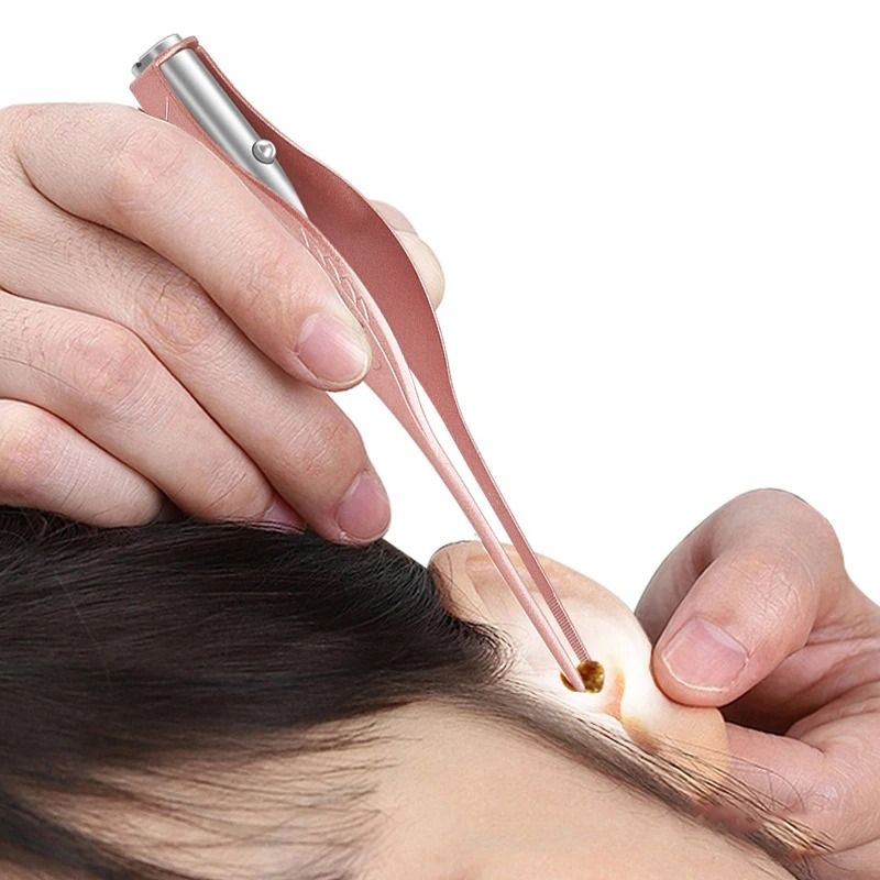 Luminous Visual Ear Scoop and Booger Clip Set