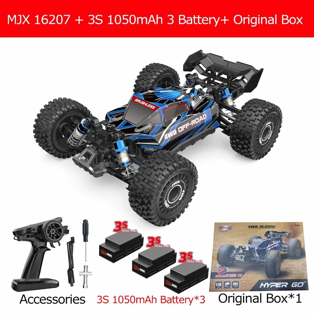 MJX 16207 Hyper GO 1 16 Scale Brushless RC Car