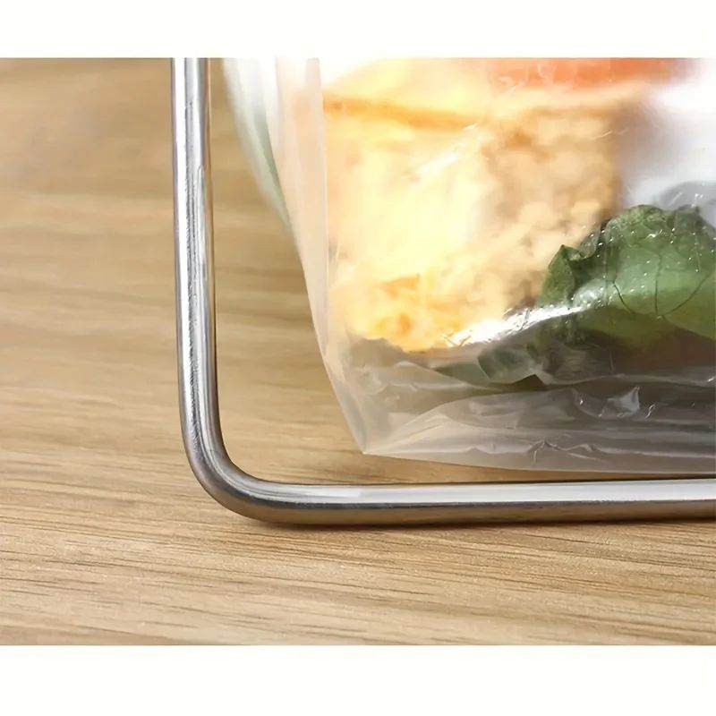 Collapsible Multifunctional Bag Holder & Plastic Bag Holder Stand – Countertop Bag Drying Rack and Smart Kitchen Organiz