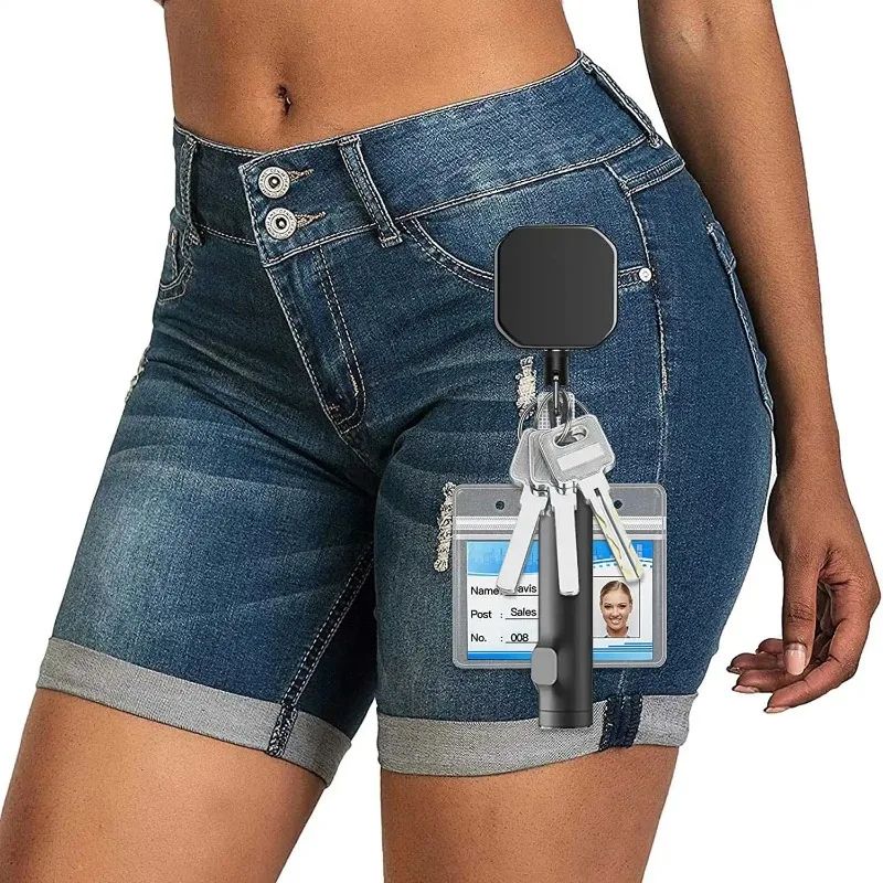 Retractable Key Chain Belt Clip