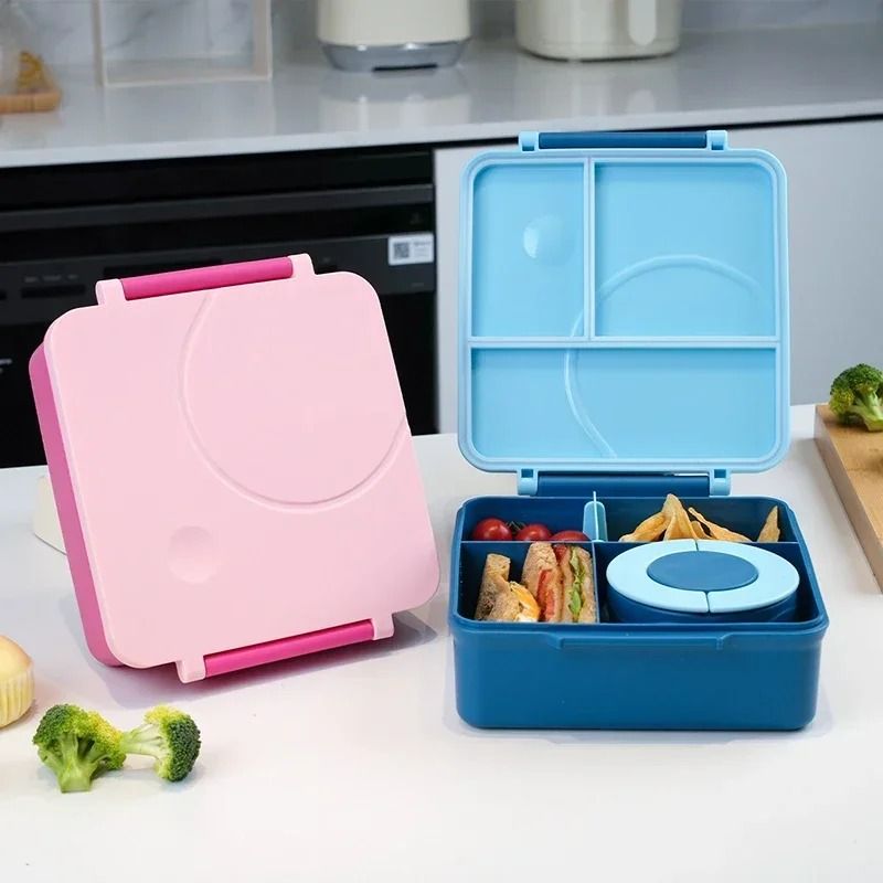 Professional Leak-Proof Bento Lunch Box with Stainless Steel Soup Bowl