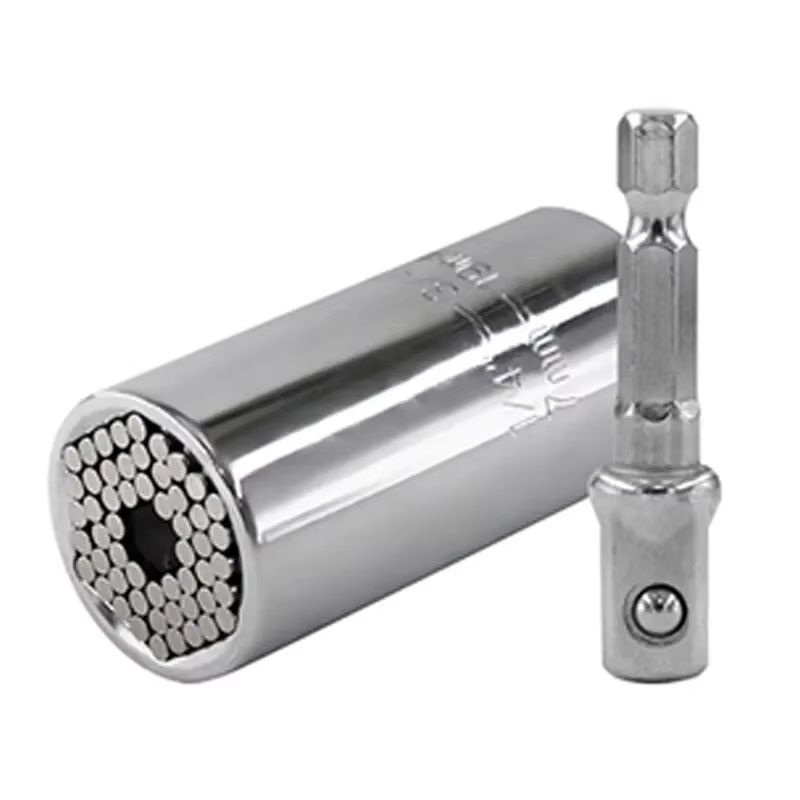 Multifunctional 7–19 mm Magic Socket Extension Rod Set – One Tool, Many Nuts & Bolts