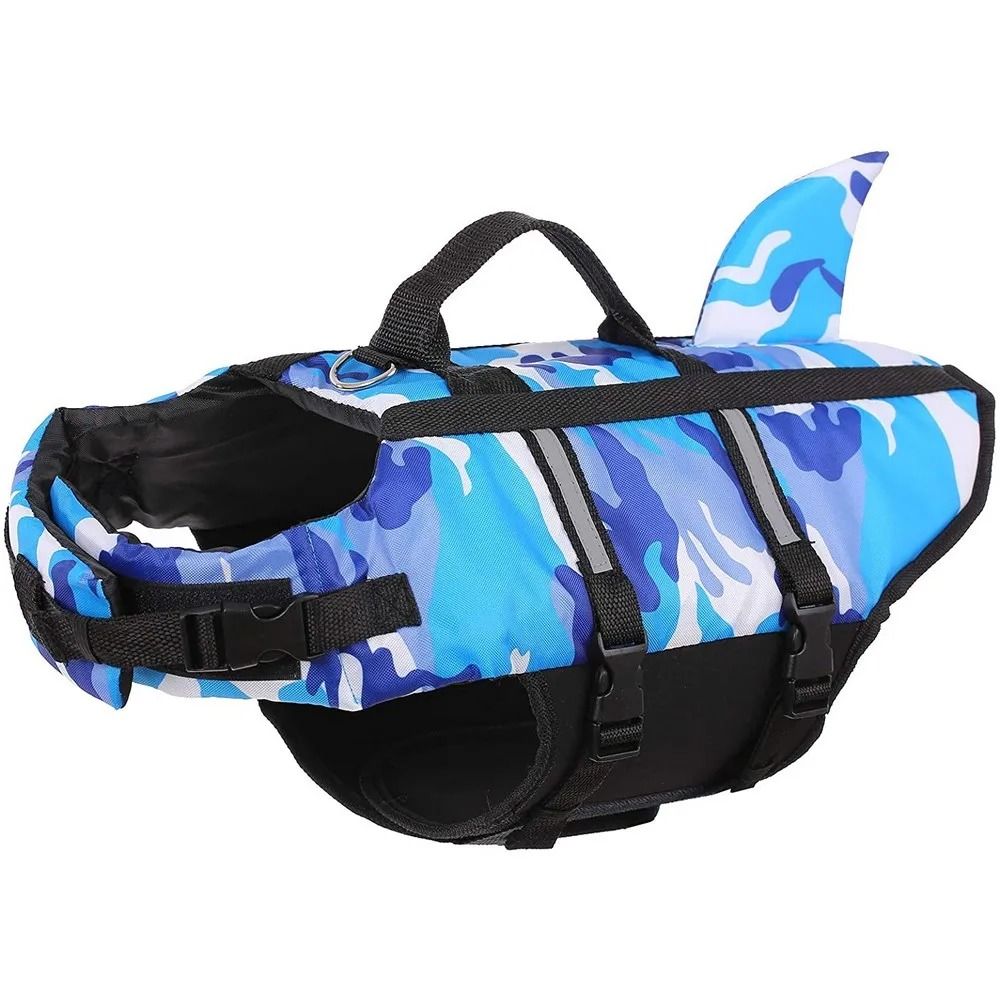 Dog Life Jacket Swim Vest Adjustable Pet Swimming Safety Vest