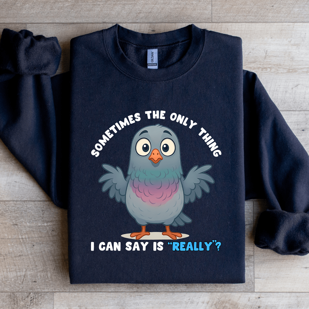 Sometimes The Only Thing I Can Say Is Really Sweatshirt