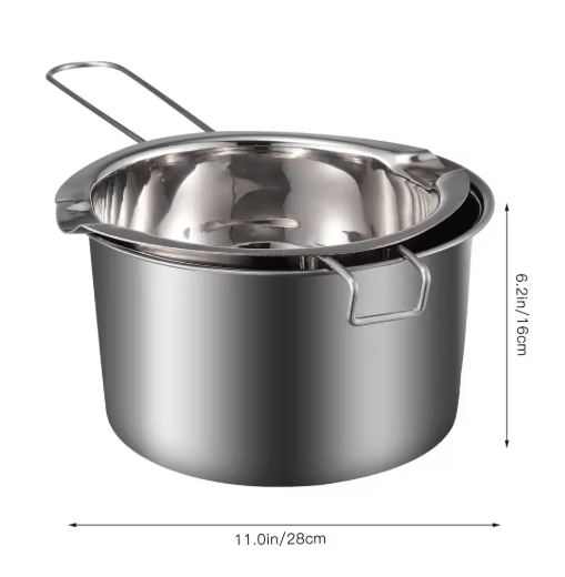 Multi-Use Stainless Steel Double Boiler Pot – Easy chocolate melting pot