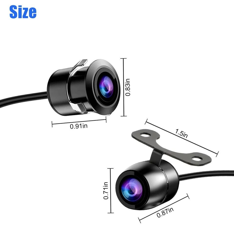 Car Backup Camera with Night Vision Front/Rear View Parking Camera