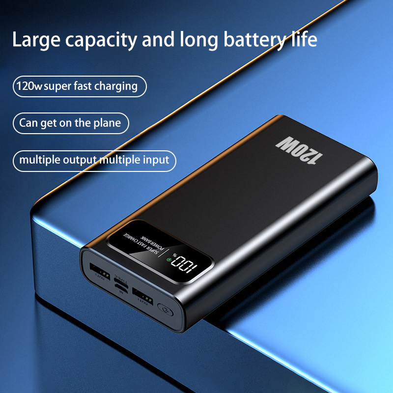 Ultra Capacity High Capacity Power Bank with Super Fast Charging Power Bank & Digital Display