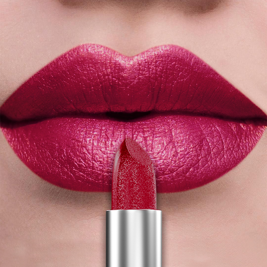 Bold Intense Glitter Metallic Lipstick Long-Lasting Pearlescent Lip Tint