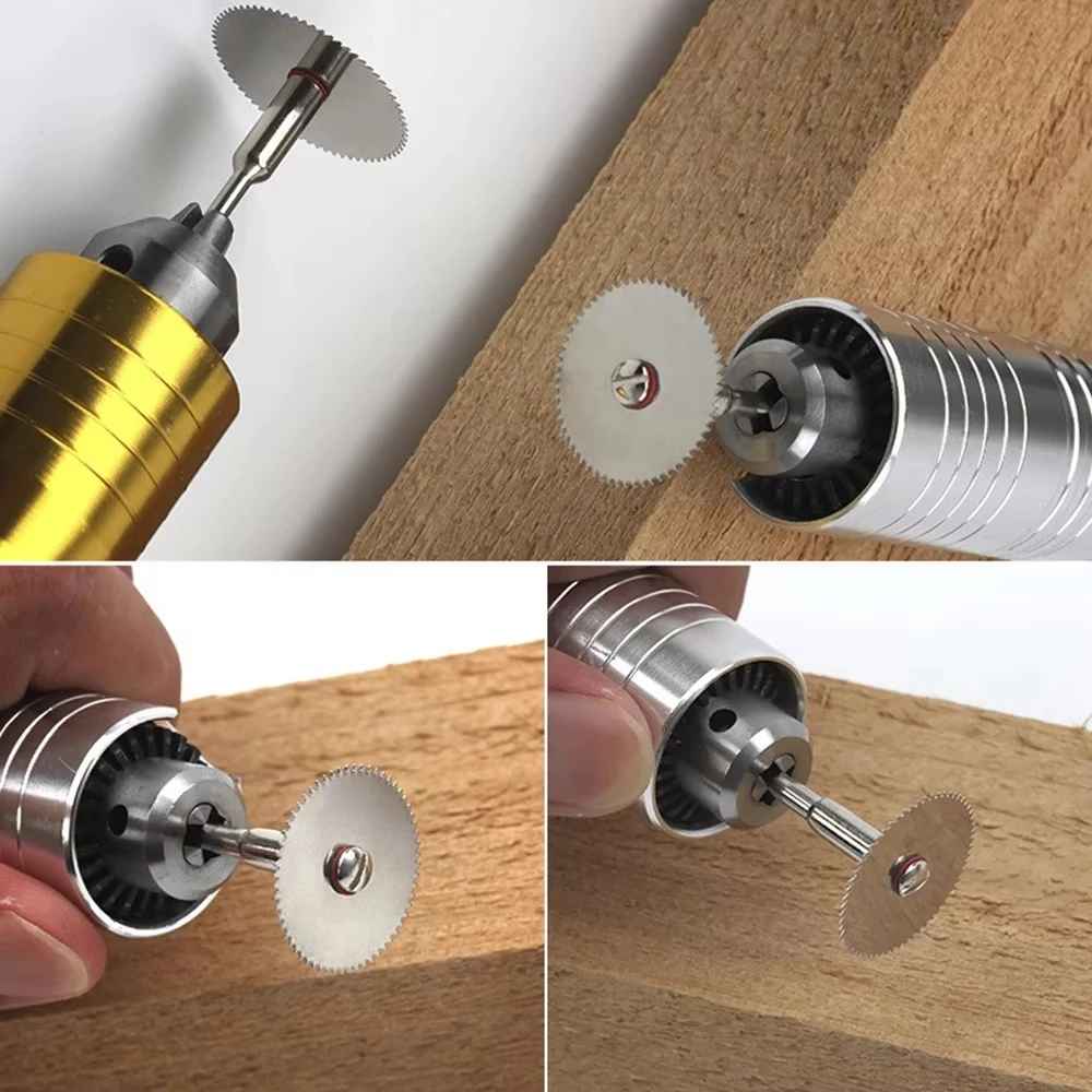 6Pcs Mini Circular Saw Blade Electric Grinding Cutting Disc Rotary Tool for Dremel Metal Cutter Power Tool Wood Cutting