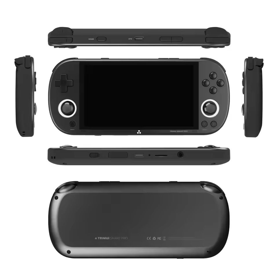 Smart Pro Retro Handheld Game Console – 4.96in IPS Display with RGB Joystick Lights