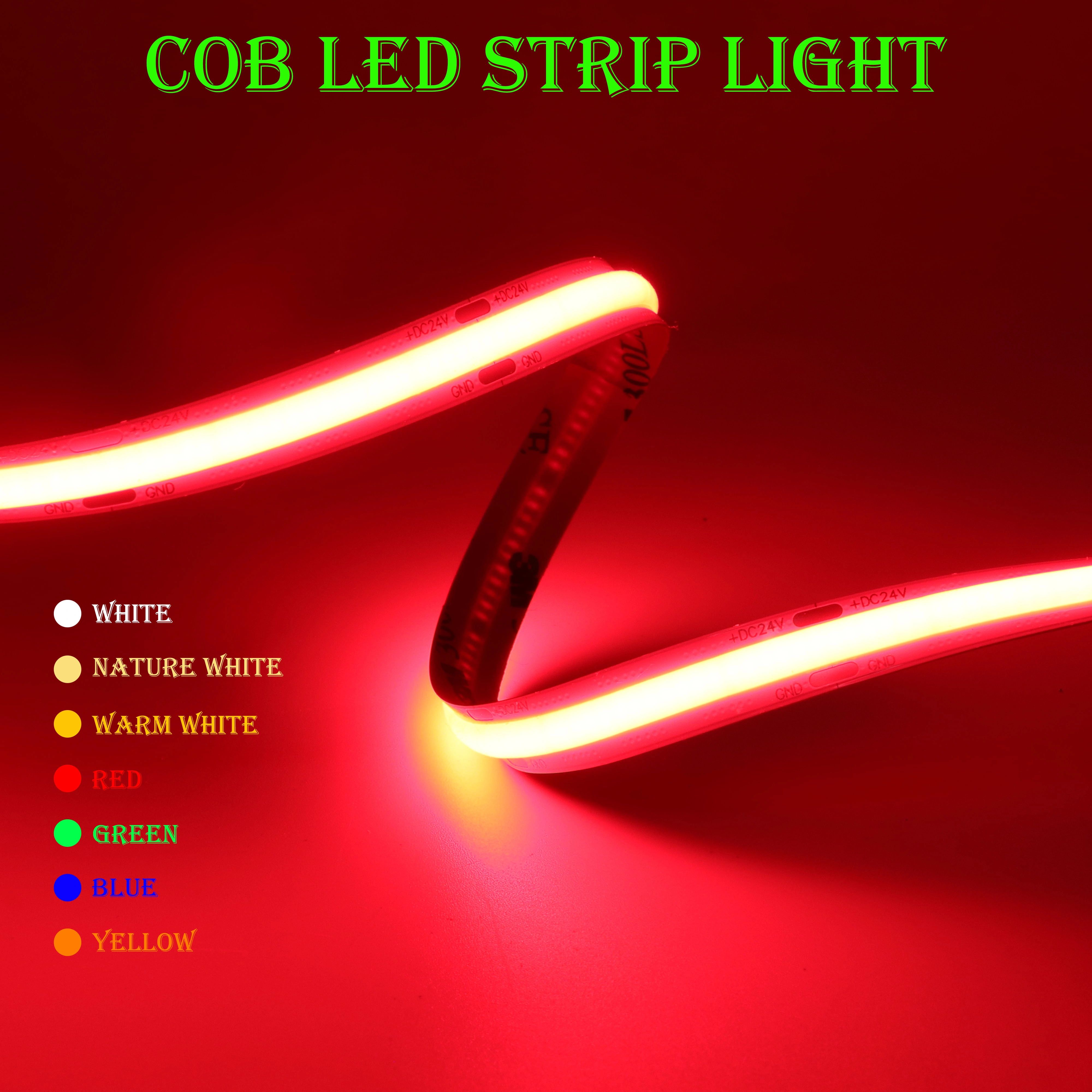 COB High-Density LED Strip Light – Flexible Linear Lighting Tape
