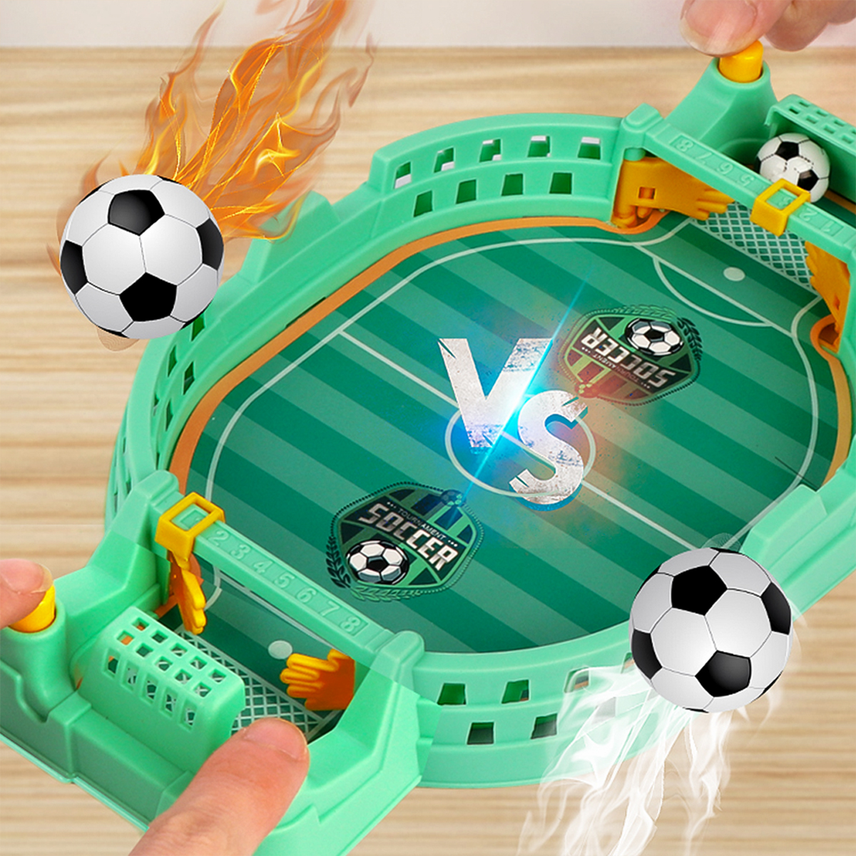 Soccer Tabletops Competition Sports Games, Football Table Mini Tabletop Interactive Game for Family Entertainment
