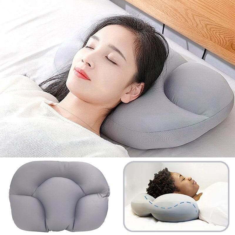 Memory Foam Egg Shaped Pillow, Soft Bed Pillow, Ergonomic 3D Cloud Nursing Pillow