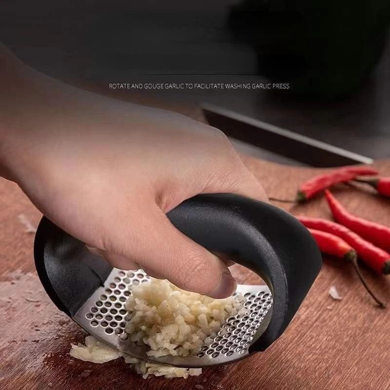 Stainless Steel Rocking Garlic Press