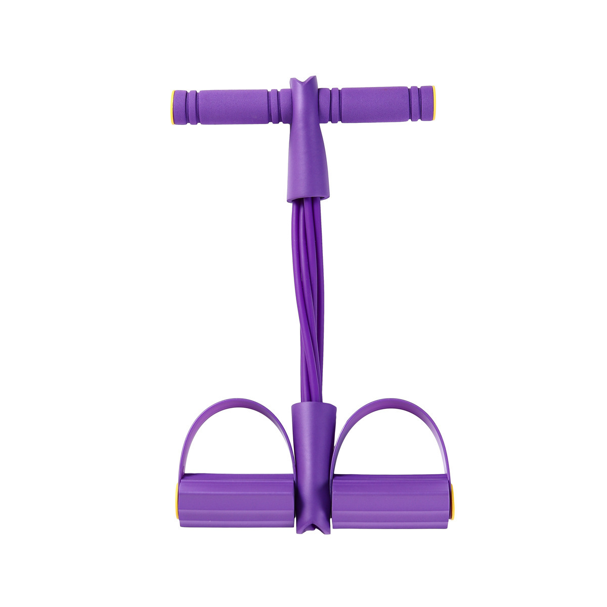Yoga Abdominal Strengthening Elastic Band Tension Rope, Four-Tube Pedal Tensioner, Multi-Functional Household Fitness