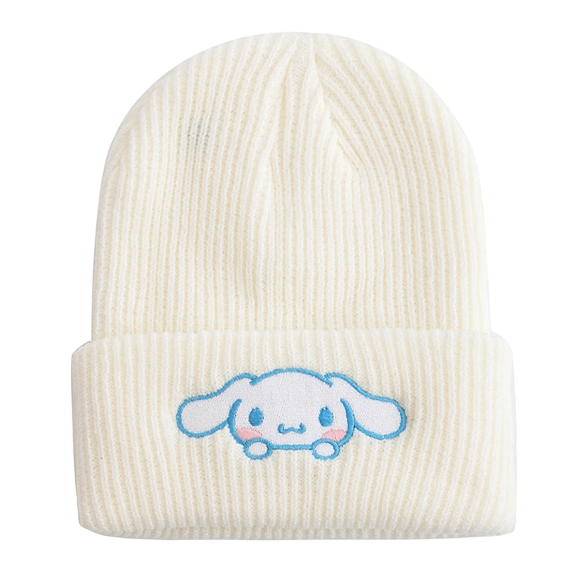 Women Winter Knitted Cap Hot Sale Saniro Hello Kitty Beanie Hat Cute Cartoon Melody