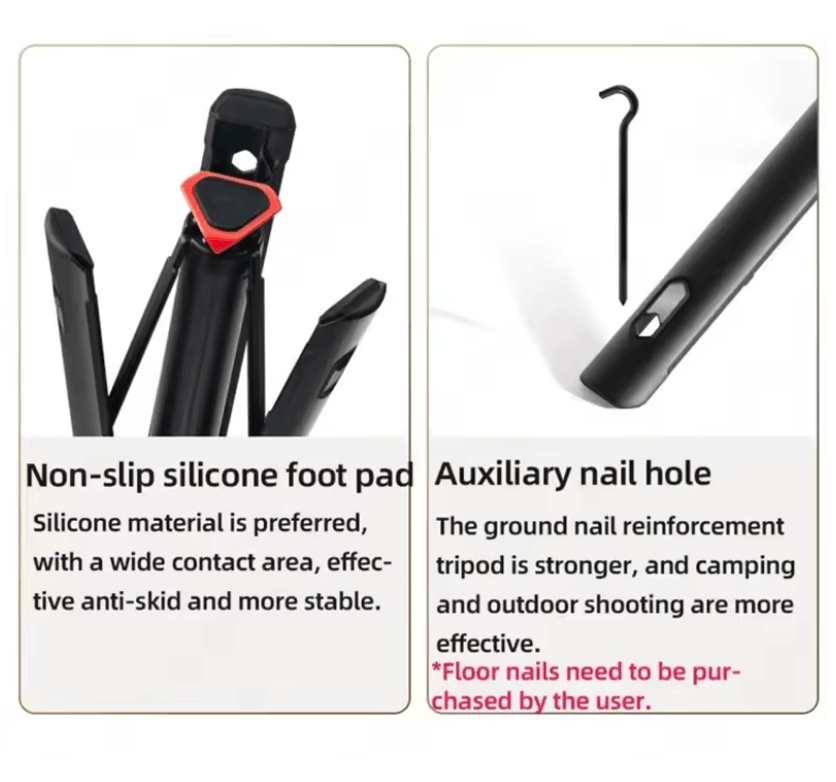 Xiaomi Mijia Zoom Ground Selfie Stick Tripod with Bluetooth Remote