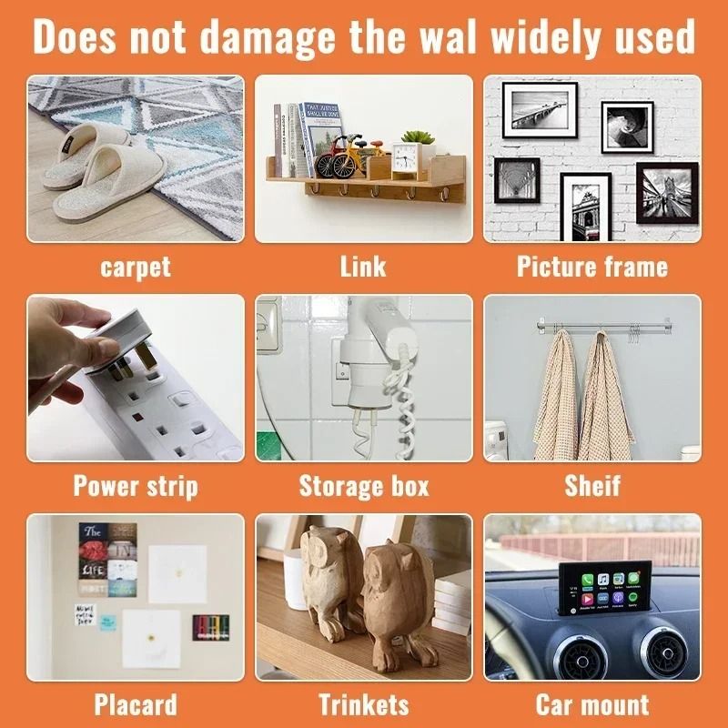 Reusable Nano Adhesive Double-Sided Tape