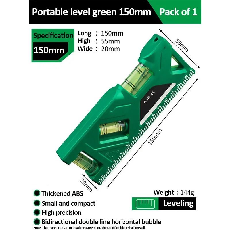 Mini Magnetic Level Gauge High Precision Pocket Measurement Tool