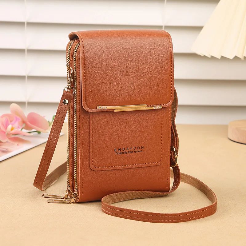 Touch Screen Phone Crossbody Bag Womens Card Holder Shoulder Bag
